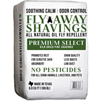FLY AWAY SHAVINGS Kiln Infused Dried Pine Shavings, 6 cu ft