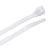 Gardner Bender® Cable Ties, 8" Standard, Natural (500 Pack)