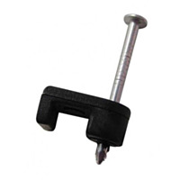 Gardner Bender® Plastic Staple - Low Voltage, 3/16", Black (25 Pack)