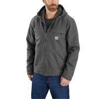 Carhartt® Men's Relaxed-Fit Washed Duck Sherpa Lined Jacket
