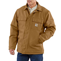 Carhartt Flame Resistant Quilt Lined Traditional Duck Coat