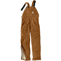 Carhartt Flame-Resistant Duck Bib Overall, Quilt-Lined