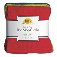 Chef's Essentials® Bar Mop Colorful Dishcloth Set Of 5