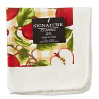J&M Home Printed Velour Dishcloth