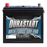 Durastart® Auto/Truck/SUV/Van Battery - 12V, 25-1
