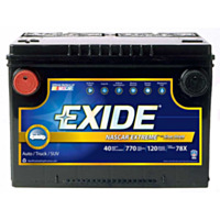 Exide® Nascar Extreme® Auto/Truck/SUV/Van Battery - 12V, 78X