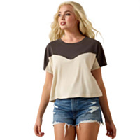 Ariat Women's Lucky Yoke Cropped T-Shirt
