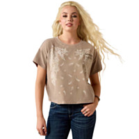 Ariat Women's Paisley Boxy Cropped T-Shirt