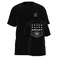 Ariat Men's Striped, Patriotic Badge T-Shirt