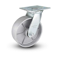 Albion® 6" Steel Swivel Plate Caster