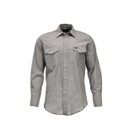 Wrangler Men's Cowboy Cut Western Chambray Work Shirt