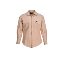 Wrangler Men's Cowboy Cut Western Chambray Work Shirt