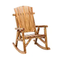 Jack Post Northwoods Log Rocking Chair, Toasted Color