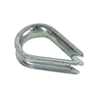 Koch Industries Inc® Wire Rope Thimble, 1/16" - Zinc Plated (2 Pack)