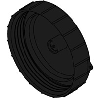 Ace Roto-Mold 7″ Spin-On Spring-Vented Lid