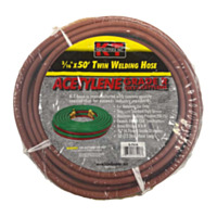 K-T Industries Twin Welding Hose, 3/16" x 50'