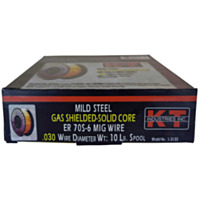 K-T Industries ER70S-6 Mild Steel MIG Wire .030" - 10 lbs.