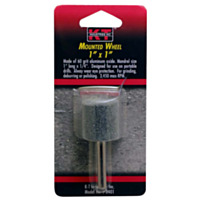 K-T Industries Mounted Grinding Wheel, 1" x 1"