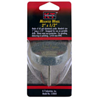 K-T Industries Mounted Grinding Wheel, 2" x 1/2"