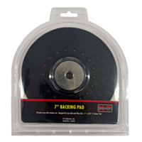 K-T Industries Backer Pad, 7" x 5/8"-11 with Nut
