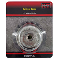 K-T Industries Knot Cup Brush, 2 3/4" M10 x 1.50"