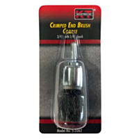 K-T Industries Crimped End Brush, 3/4" - Coarse