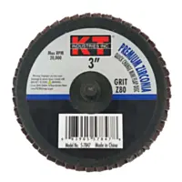 K-T 3" 80 Grit Mini Flap Disc - Blue Zirconia