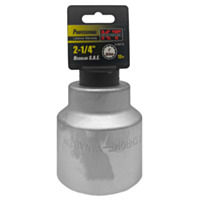 K-T Industries Regular Socket, 2 1/4", 12 Point, 1" Drive