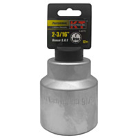 K-T Industries Regular Socket, 2 3/16", 12 Point, 1" Drive