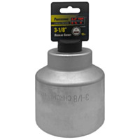 K-T Industries Regular Socket, 3 1/8", 12 Point, 1" Drive