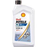 Shell Rotella® T4 Triple Protection® 10W-30 Diesel Engine Oil, 1 qt