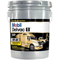 Mobil Delvac 1™ ESP 5W-40 Diesel Engine Oil, 5 gal.