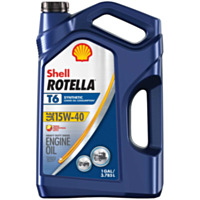 Shell Rotella® T6 15W-40 Full Synthetic Diesel Engine Oil, 1 gal