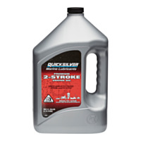 QUICKSILVER® 2-Stroke Premium Engine Oil, TC-W3, 1 gallon