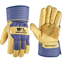 Wells Lamont® Men’s Grain Leather Insulated Open Cuff Gloves