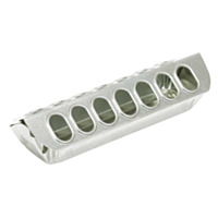 Little Giant® Metal Slide-Top Poultry Ground Feeder, 12"