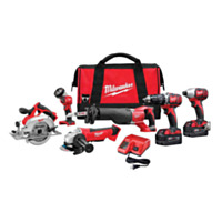 Milwaukee® Tool M18™ Cordless Lithium-Ion 6-Tool Combo Kit
