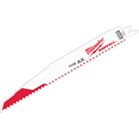 Milwaukee SAWZALL The AX 9 In. 5 TPI Wood with Nails Demolition Reciprocating Saw Blade (5-Pack)