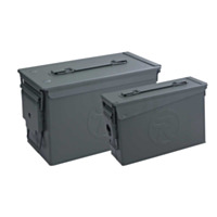 Runnings Metal Ammo Can 2-Pack, .30 Caliber & .50 Caliber, OD Green