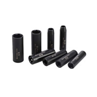 Steel Core 8Pc. 3/8'' DR. Deep Impact Socket Set, SAE