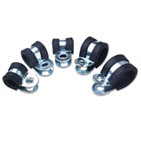Steel Core Rubber Clamps Kit, 5/16" to 5/8"