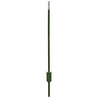 Chicago Heights Steel T-Post, 7', 1.33#, Green/Gray Tip