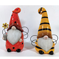 Backyard Expressions 10” Ceramic Garden Gnome