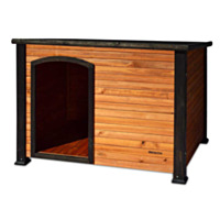 Precision® Pet Products Extreme Outback Log Cabin Dog House, Large
