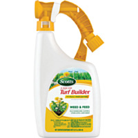 Scotts® Turf Builder Weed & Feed Liquid Lawn Fertilizer with Plus 2 Weed Control, 32 oz. 6000 Sq ft.
