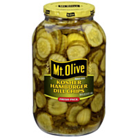 Mt. Olive Kosher Hamburger Dill Chips, 64 oz.