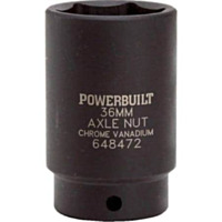 Powerbuilt® 1/2" Drive Axle Nut Socket, 36mm