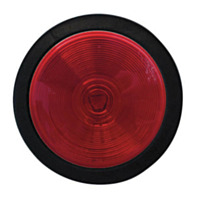 Optronics® Red 4" Stop/Turn/Tail Light Kit with Grommet and Plug