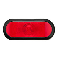 Optronics® Red 6" Oval Stop/Turn/Tail Light Kit with Grommet and Plug