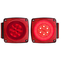 Optronics® GloLight® 25-LED Traditional Style, Stud Mount Combination Tail Light Set